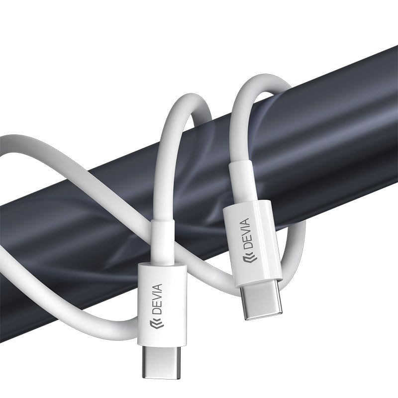 DEVIA Smart Series 2m Type-C to Type-C PD 60W Fast Charging Data Cable 480Mbps DEVIA Smart Series 2m Type-C to Type-C PD 60W Fast Charging Data Cable 480Mbps